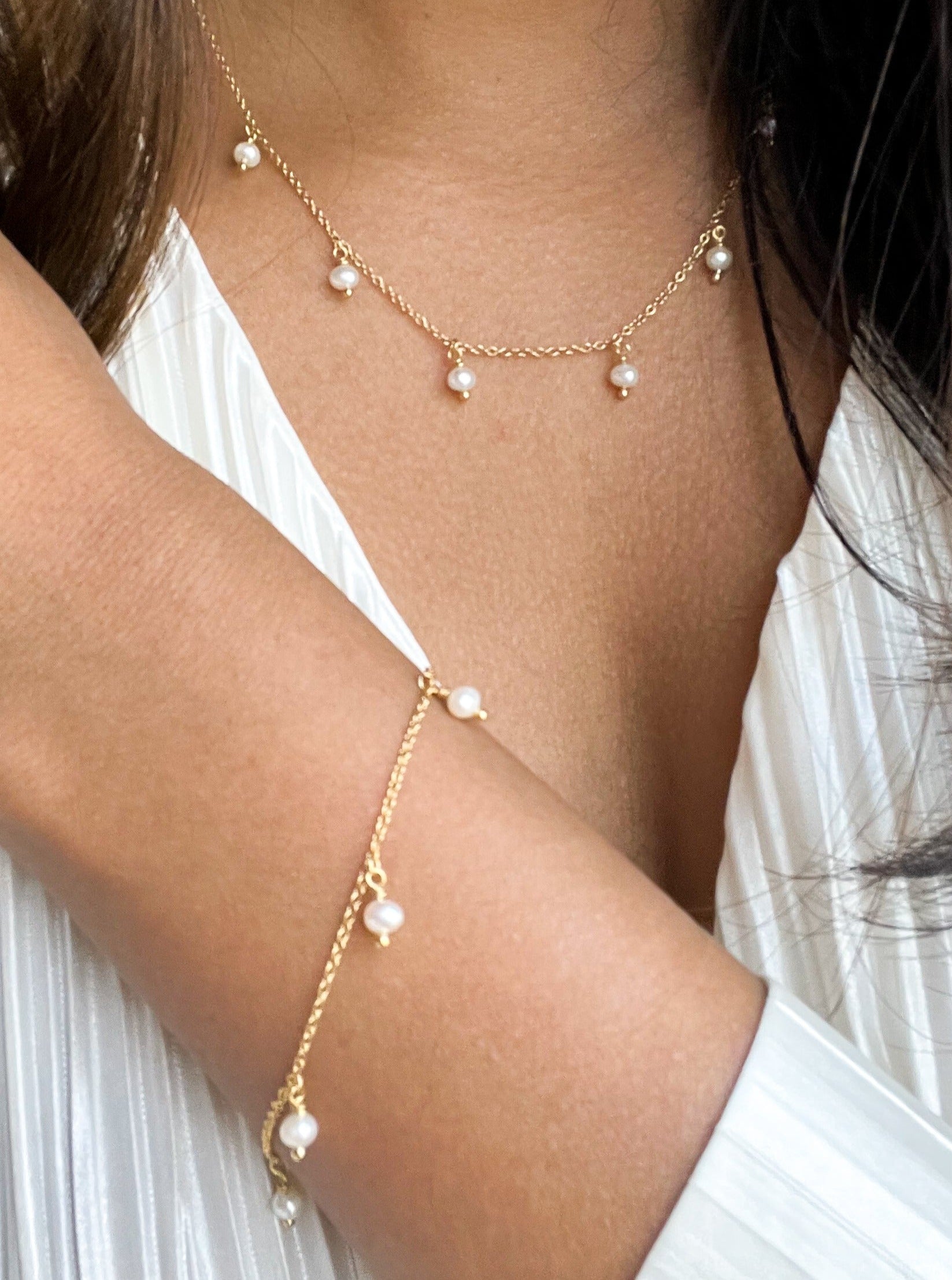 Adora Pearl Bracelet | GOLD
